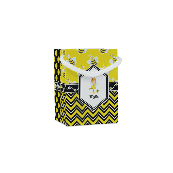 Custom Buzzing Bee Jewelry Gift Bags - Matte (Personalized)