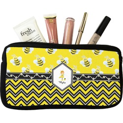 Buzzing Bee Makeup / Cosmetic Bag (Personalized)