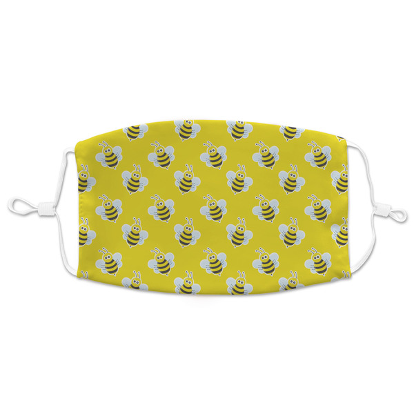 Custom Buzzing Bee Adult Cloth Face Mask - XLarge