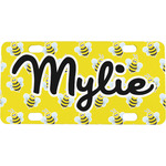 Buzzing Bee Mini/Bicycle License Plate (Personalized)