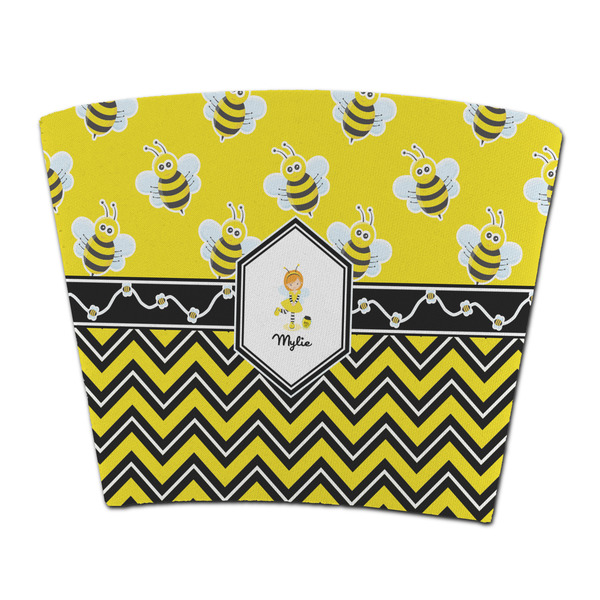 Custom Buzzing Bee Party Cup Sleeve - without bottom (Personalized)