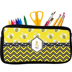 Buzzing Bee Neoprene Pencil Case (Personalized)