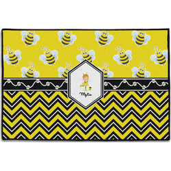 Buzzing Bee Door Mat - 36"x24" (Personalized)