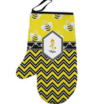 Buzzing Bee Left Oven Mitt (Personalized)