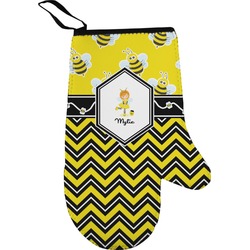 Buzzing Bee Right Oven Mitt (Personalized)