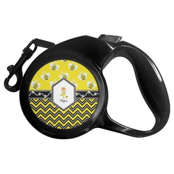 Buzzing Bee Retractable Dog Leash (Personalized)