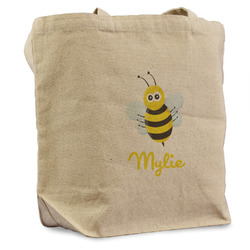 Buzzing Bee Reusable Cotton Grocery Bag - Single (Personalized)