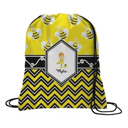 Buzzing Bee Drawstring Backpack - Small (Personalized)
