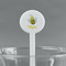 Buzzing Bee White Plastic 7" Stir Stick - Round - Main