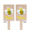 Buzzing Bee Wooden 6.25" Stir Stick - Rectangular - Double Sided - Front & Back