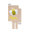 Buzzing Bee Wooden 6.25" Stir Stick - Rectangular - Single - Front & Back