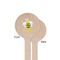 Buzzing Bee Wooden 6" Stir Stick - Round - Single Sided - Front & Back