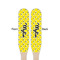 Buzzing Bee Wooden Food Pick - Paddle - Double Sided - Front & Back