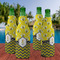 Buzzing Bee Zipper Bottle Cooler - Set of 4 - LIFESTYLE