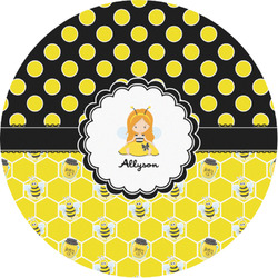 Honeycomb, Bees & Polka Dots Multipurpose Round Labels - 1" (Personalized)