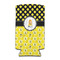 Honeycomb, Bees & Polka Dots 12oz Tall Can Sleeve - Set of 4 - FRONT