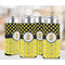 Honeycomb, Bees & Polka Dots 12oz Tall Can Sleeve - Set of 4 - LIFESTYLE