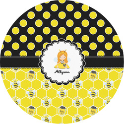 Honeycomb, Bees & Polka Dots Multipurpose Round Labels - 2" (Personalized)