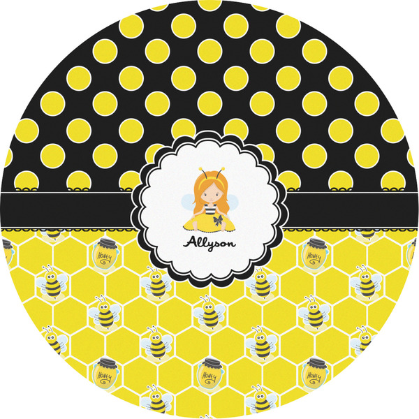 Custom Honeycomb, Bees & Polka Dots Multipurpose Round Labels - 2" (Personalized)