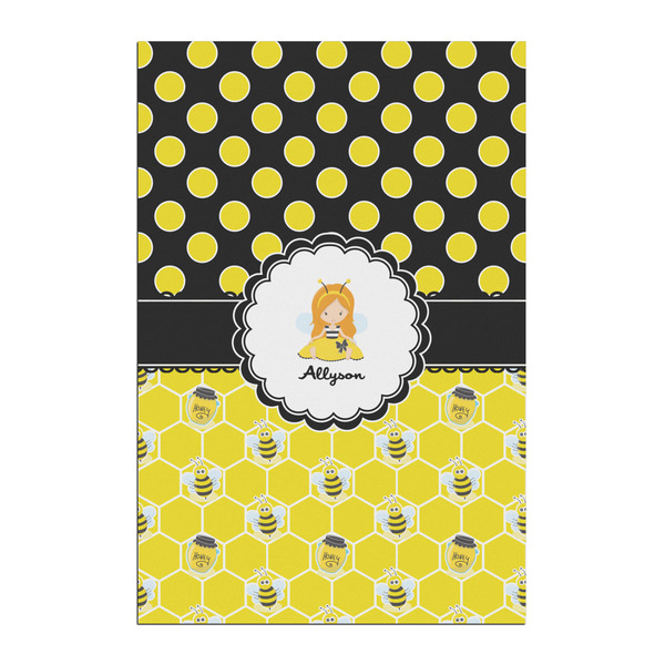 Custom Honeycomb, Bees & Polka Dots Posters - Matte - 20x30 (Personalized)