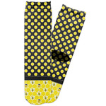 Honeycomb, Bees & Polka Dots Adult Crew Socks