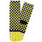 Honeycomb, Bees & Polka Dots Adult Crew Socks - Single Pair - Front and Back