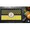 Honeycomb, Bees & Polka Dots Bar Mat - Small - LIFESTYLE