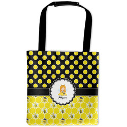 Honeycomb, Bees & Polka Dots Auto Back Seat Organizer Bag (Personalized)