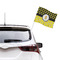 Honeycomb, Bees & Polka Dots Car Flag - Large - LIFESTYLE