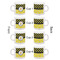 Honeycomb, Bees & Polka Dots Espresso Cup Set of 4 - Apvl