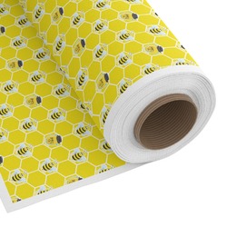 Honeycomb, Bees & Polka Dots Fabric by the Yard - Spun Polyester Poplin