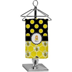Honeycomb, Bees & Polka Dots Finger Tip Towel - Full Print (Personalized)