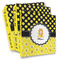 Honeycomb, Bees & Polka Dots Full Wrap Binders - PARENT/MAIN