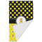 Honeycomb, Bees & Polka Dots Golf Towel - Folded (Large)