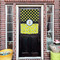 Honeycomb, Bees & Polka Dots House Flags - Double Sided - (Over the door) LIFESTYLE