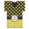 Honeycomb, Bees & Polka Dots Jersey Bottle Cooler - FRONT (flat)