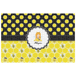 Honeycomb, Bees & Polka Dots Jigsaw Puzzle - 1000-piece (Personalized)