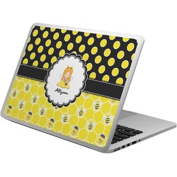 Honeycomb, Bees & Polka Dots Laptop Skin - Custom Sized (Personalized)