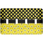 Honeycomb, Bees & Polka Dots Light Switch Cover (4 Toggle Plate)