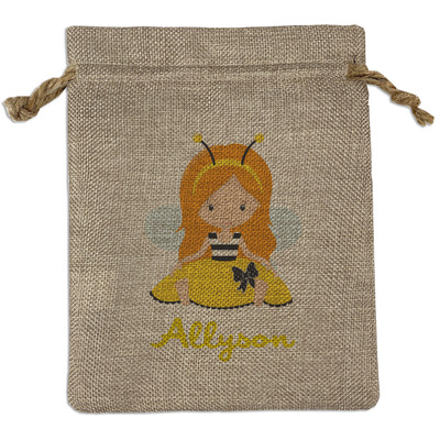 https://www.youcustomizeit.com/common/MAKE/200680/Honeycomb-Bees-Polka-Dots-Medium-Burlap-Gift-Bag-Front_400x400.jpg?lm=1697657815