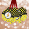 Honeycomb, Bees & Polka Dots Metal Ornaments - Parent Main