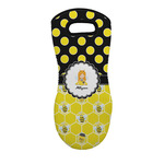 Honeycomb, Bees & Polka Dots Neoprene Oven Mitt w/ Name or Text