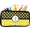 Honeycomb, Bees & Polka Dots Pencil / School Supplies Bags - Small