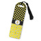 Honeycomb, Bees & Polka Dots Plastic Bookmarks - Front