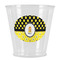 Honeycomb, Bees & Polka Dots Plastic Shot Glasses - Front/Main