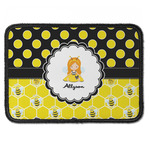 Honeycomb, Bees & Polka Dots Iron On Rectangle Patch w/ Name or Text