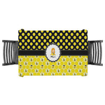 Honeycomb, Bees & Polka Dots Tablecloth - 58"x58" (Personalized)