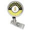 Honeycomb, Bees & Polka Dots Retractable Badge Reel - Flat