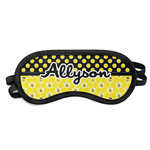 Honeycomb, Bees & Polka Dots Sleeping Eye Mask - Small (Personalized)