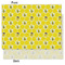 Honeycomb, Bees & Polka Dots Tissue Paper - Heavyweight - Medium - Front & Back